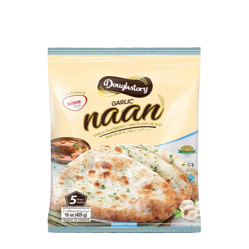 Garlic Naan 5pcs / 375g